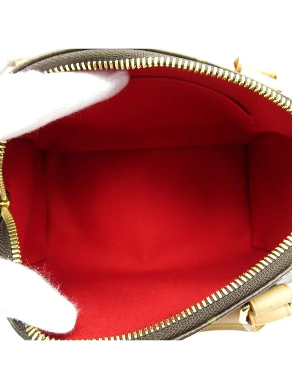 Louis Vuitton Speedy Bandouliere 20 Monogram Boston Bag Brown